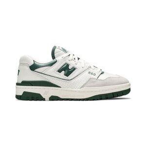 New Balance Men's Classic White and Green Sneakers